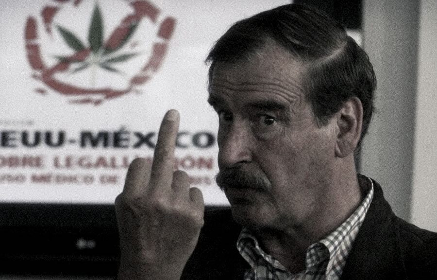 vicente fox señal dedo