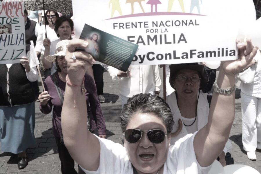 marcha por la familia
